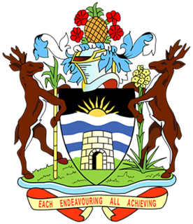 Logo for the government of Antigua and Barbuda