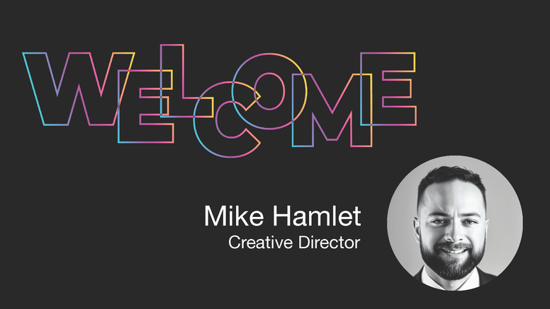 Welcome image for Mike Hamlet - Pixis' new creative director